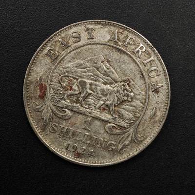 【淘币小摊】实时拍第八百九十二拍   散币场    每周一统一发货 - 英属东非1924年乔治五世1先令银币