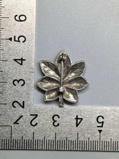 小驴勋章奖章收藏4月18日周六晚六点拍卖（珍爱和平，收藏战争，铭记历史，勿忘国耻，忠党爱国。有偿代拍，送拍规则在简介最后，参拍须阅读规则后再参拍，关系到运费包装发货时效真假辨别等关键信息，拍卖时不再发原图，看大图店主微信码在拍卖店铺介绍里或者找我要） 银制标准尺寸中校军衔