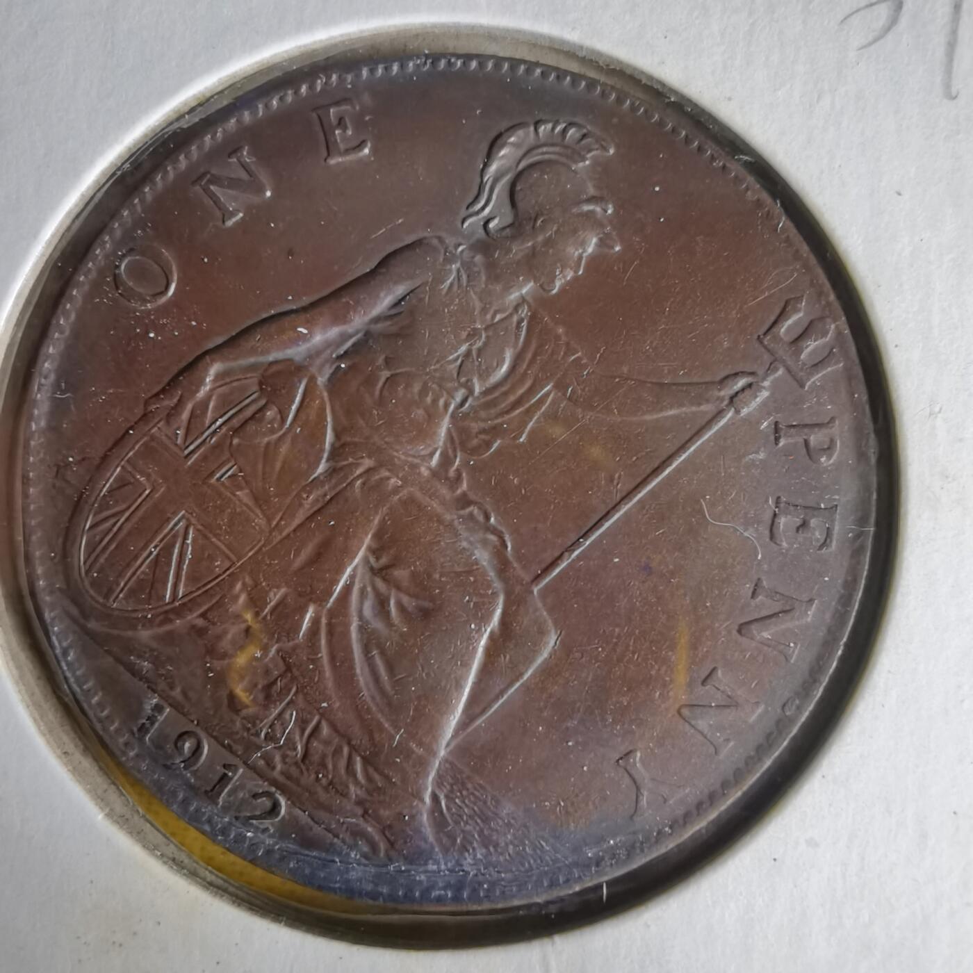 沼泽如烟--第1059场 英国1912年1便士