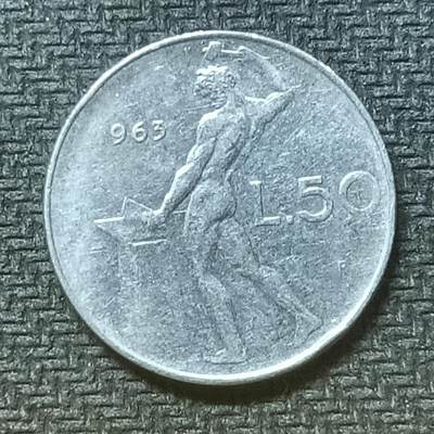 逸泉钱币2026第十九场世界钱币纪念币B2310-2754 2374意大利1963年50里拉