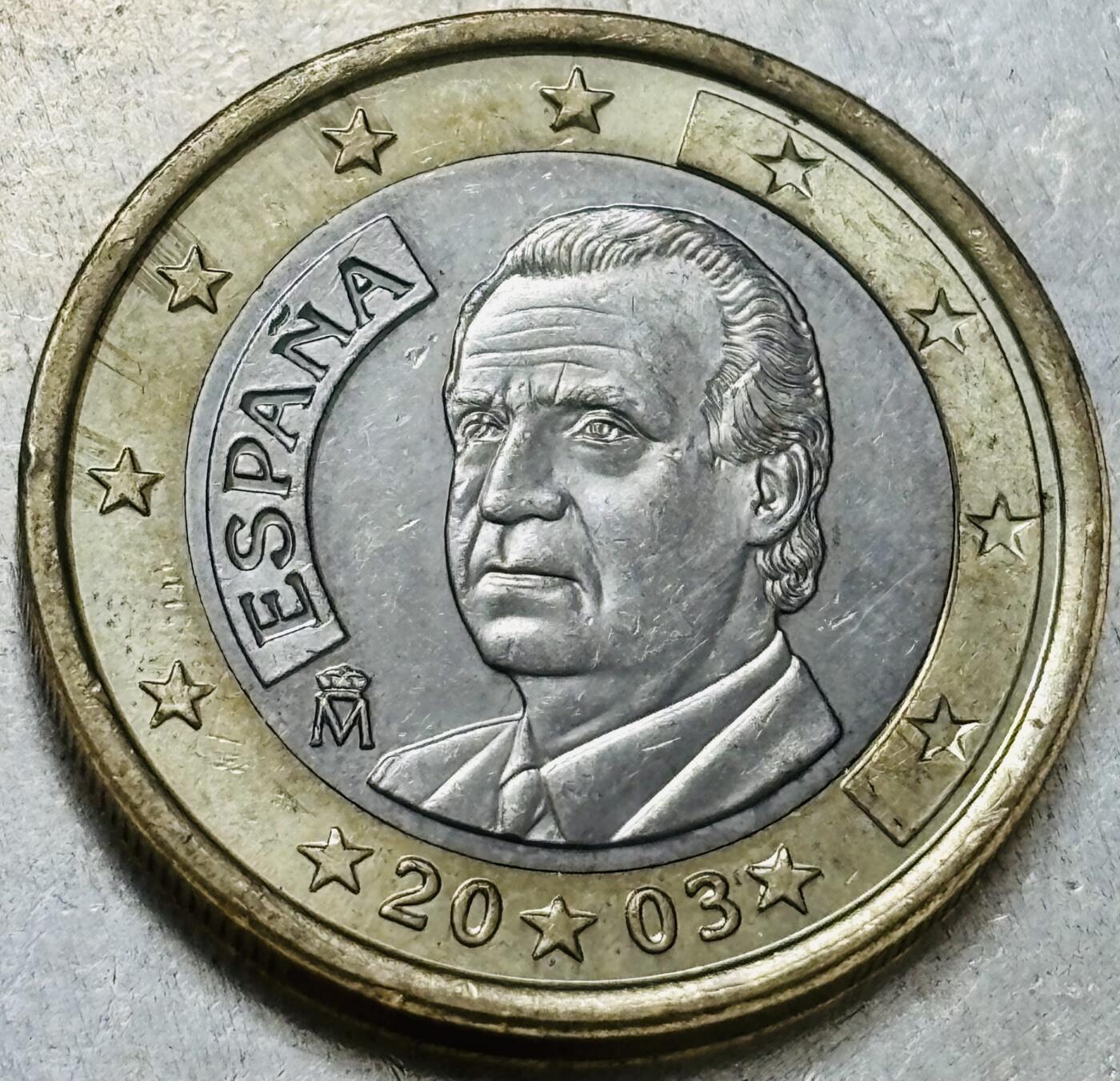 文馨钱币收藏第 300 场，银币，散币，小量德占比利时时期货币，长期接代拍业务 2003 年西班牙 1 欧元