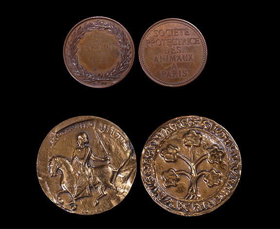 南京三省2026年春季拍卖会 世界币章&现代币 外国铜章（一组两枚）