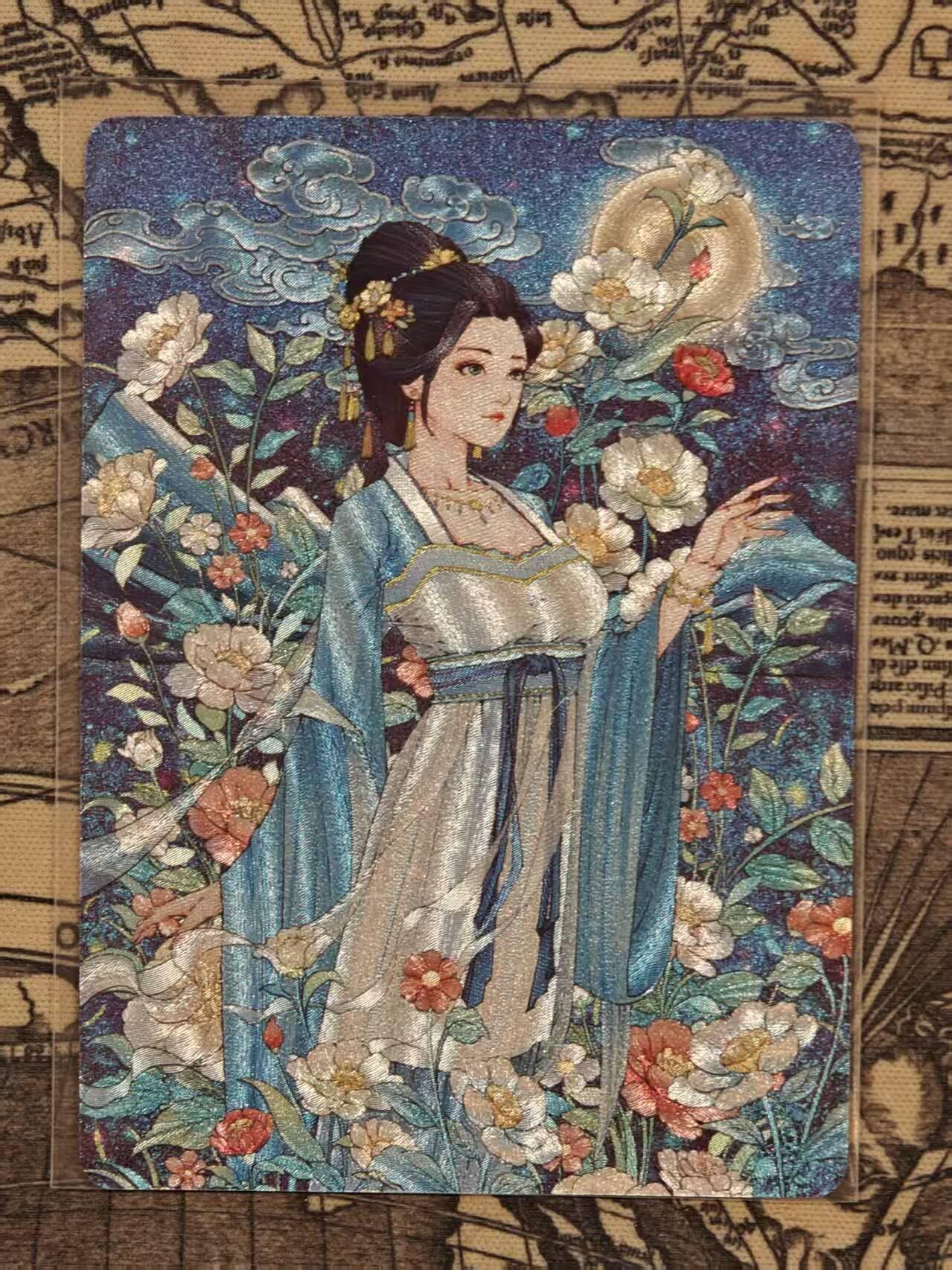 龙虎卡牌-八三场（满200元包邮，无佣金，每周六结拍，欢迎送拍） 粗闪卡 小花瓣 - 中秋节