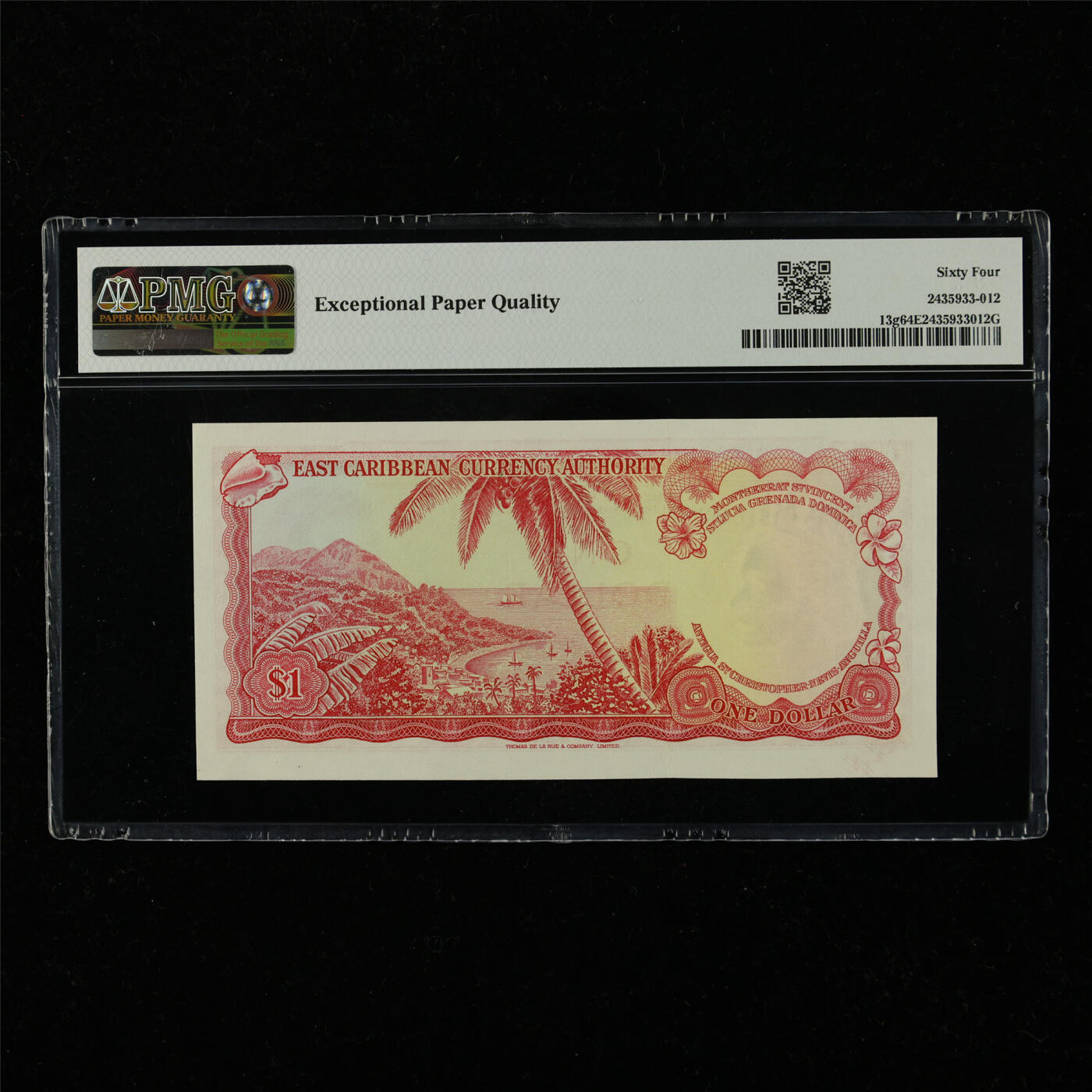【亘邦集藏】第228期拍卖 1965年 东加勒比国家1元 PMG 64EPQ B83 693692