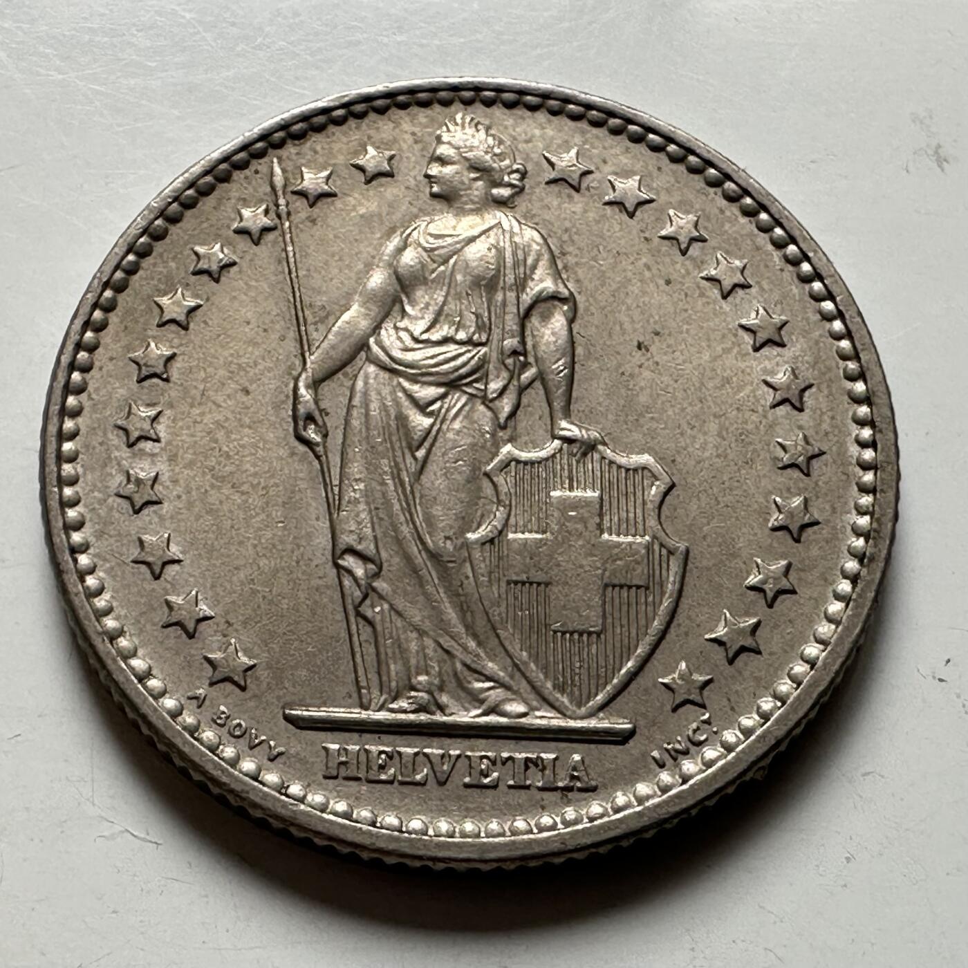 🌹外币初藏🌹🐯2026年第43场   每周二四六晚8️⃣点  世界硬币 瑞士1968年 2法郎