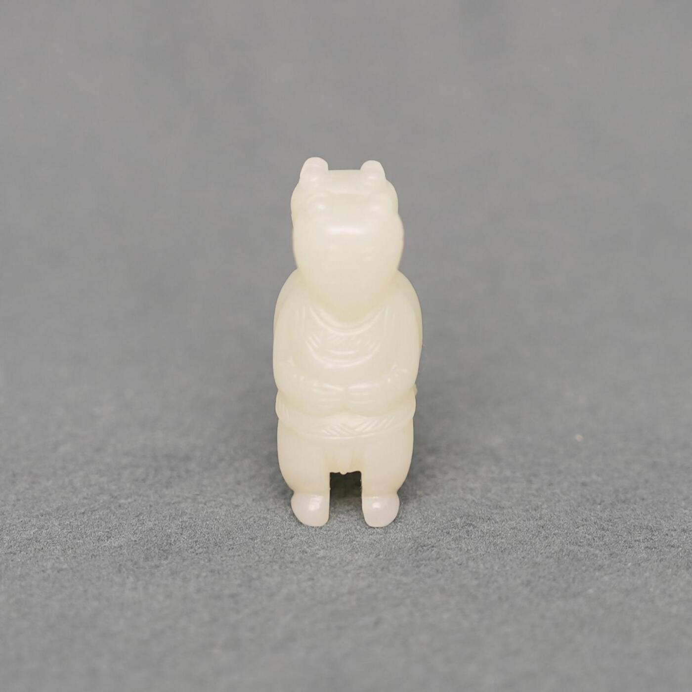  碧月说宝.韫玉流光-南京文物公司明清玉器专场（二） 白玉双童子