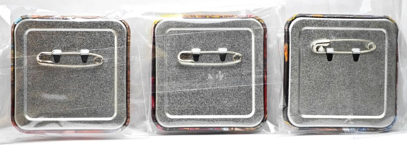 白泽拍卖卡牌手绘专场第35期（问东城春色，正谷雨，牡丹期） 2026 李尊奇马年贺岁 吧唧 3枚