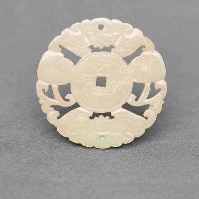  碧月说宝.韫玉流光-南京文物公司明清玉器专场（二） - 玉福在眼前佩