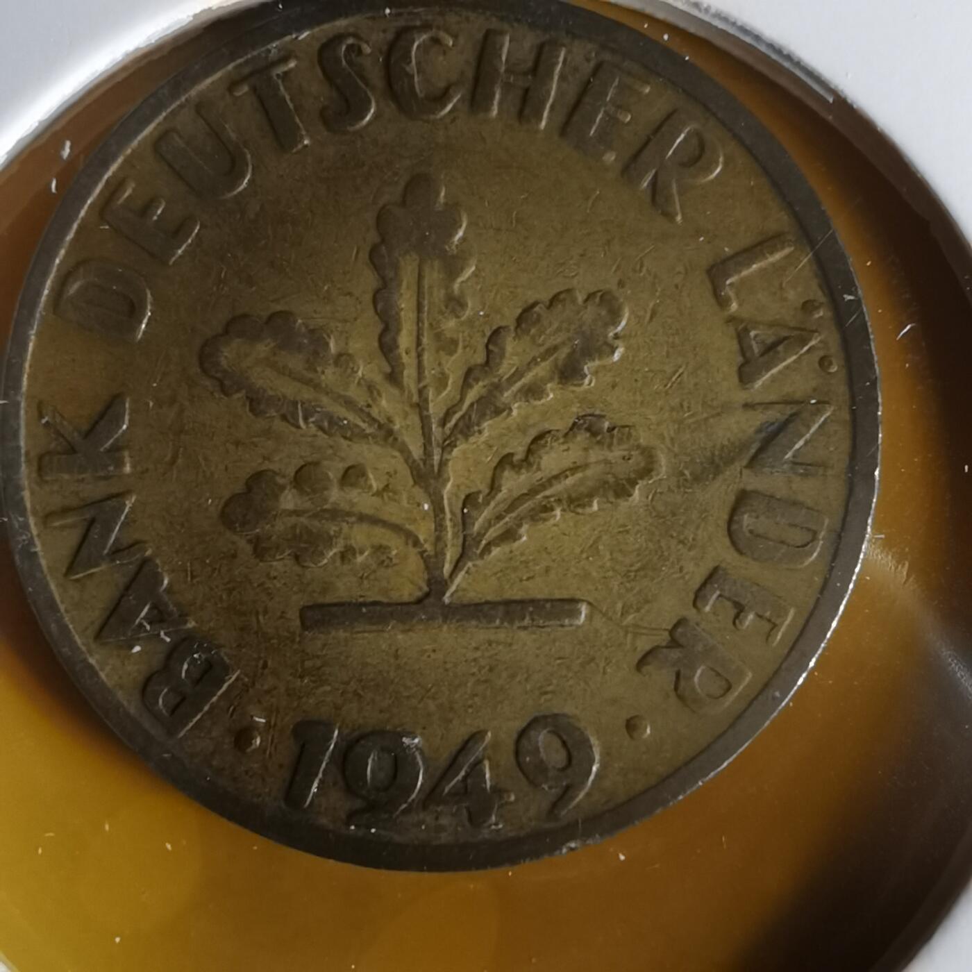 沼泽如烟--第1059场 德国1949年10芬尼银行版