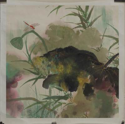 碧月说宝.近现代书画专场（九） 孙志钧 蜻蜓立上头