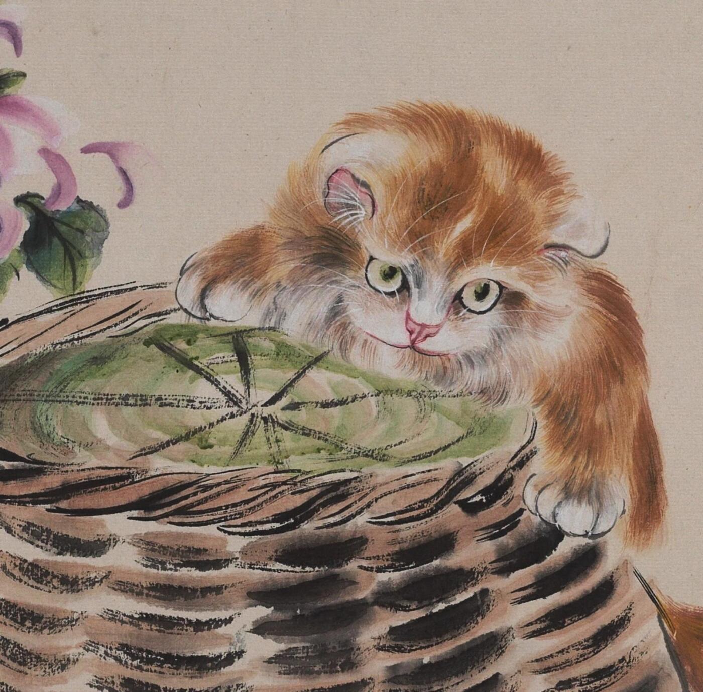 国有文物商店书画专场（六） 孙菊生 双猫