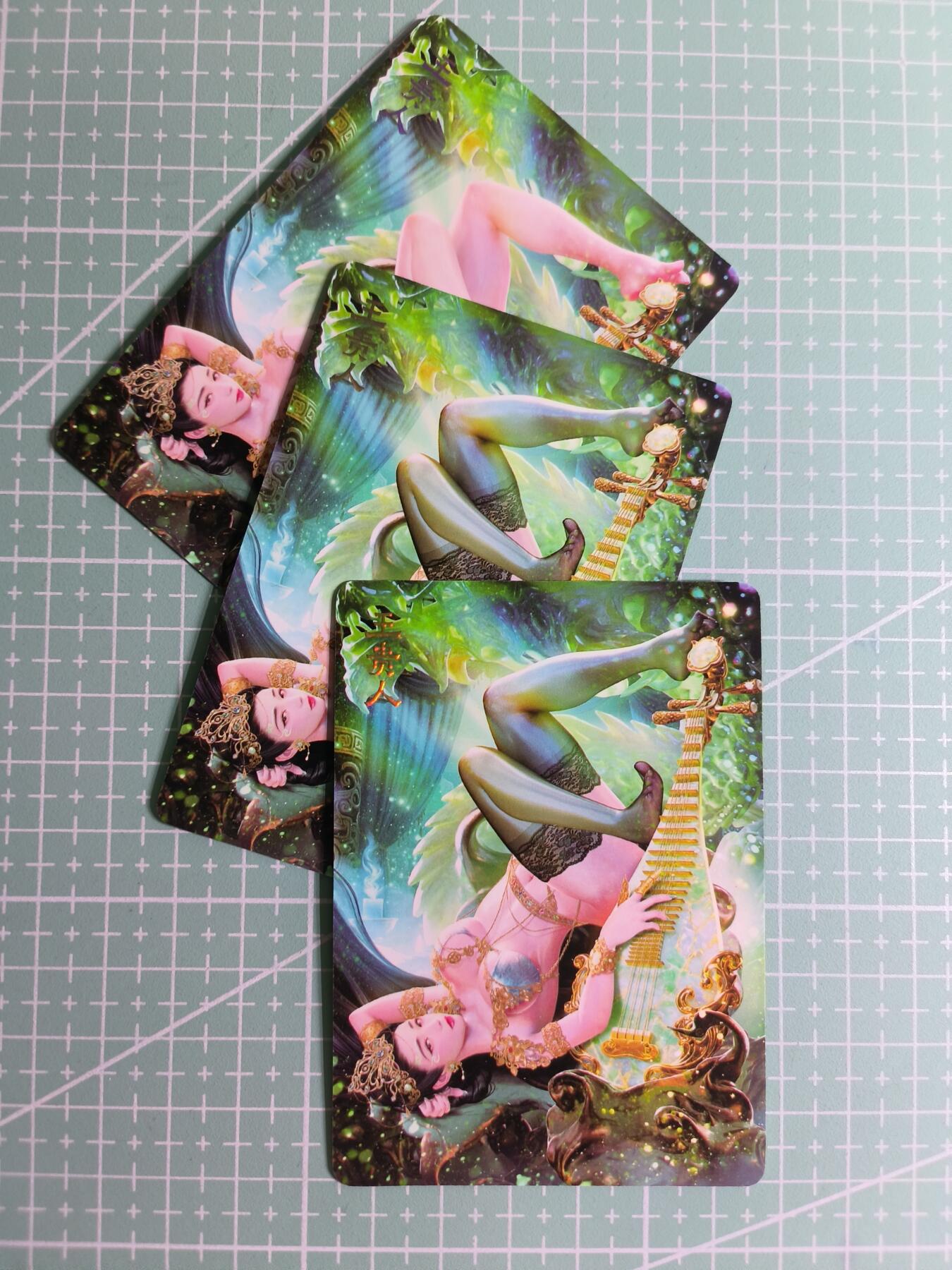 C先生卡牌 第27期 持续收拍品中…零手续费代拍 【普卡】燎原文化×巴丁《绝色绘卷》王贵人 三渐变