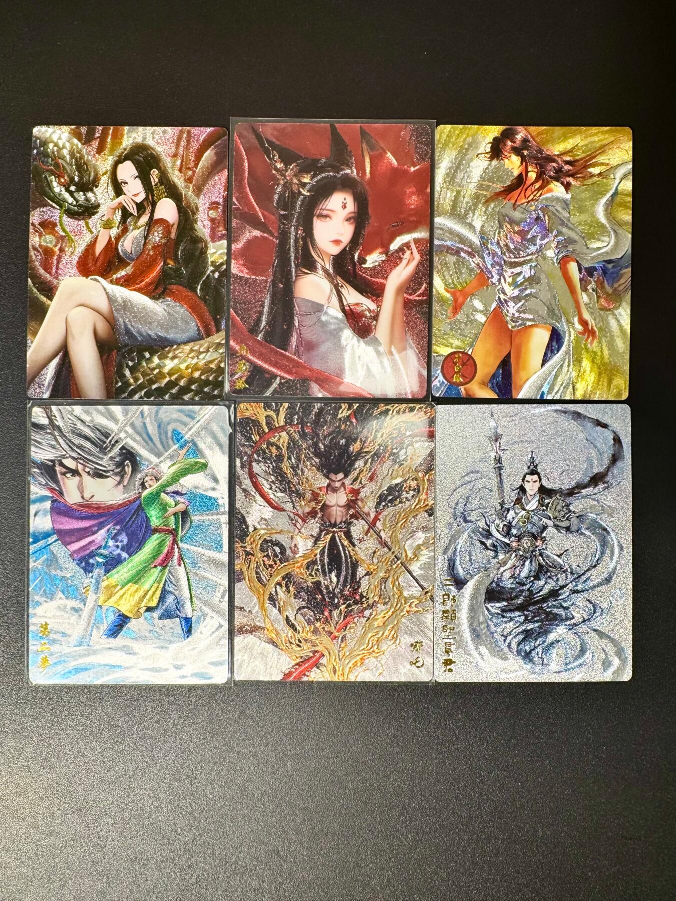 NO.30 好又多金牌大场，每周一站式配齐，方便凑单！（周6晚9点截拍，卖家送拍0抽成！） 奇点卡牌 哪吒、二郎显圣真君、九尾狐、刀白凤、第二梦、女帝（海贼王）粗闪共6张