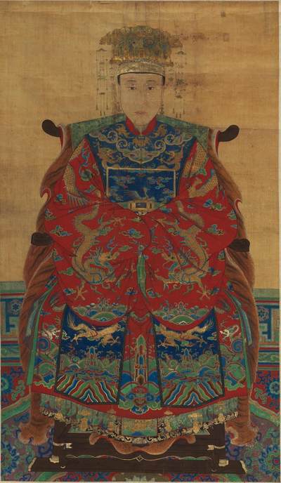 碧月说宝.近现代书画专场（九） 佚名 诰命夫人