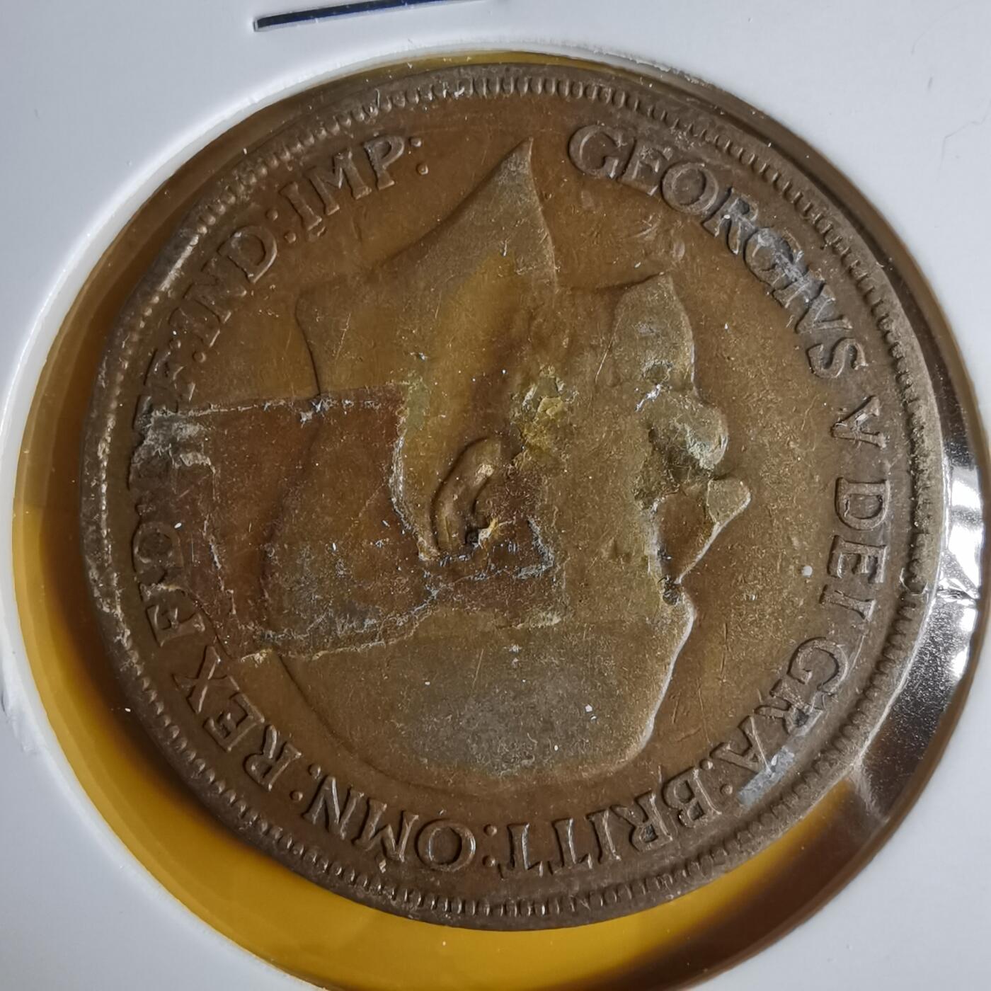 沼泽如烟--第1057场 英国1916年1便士