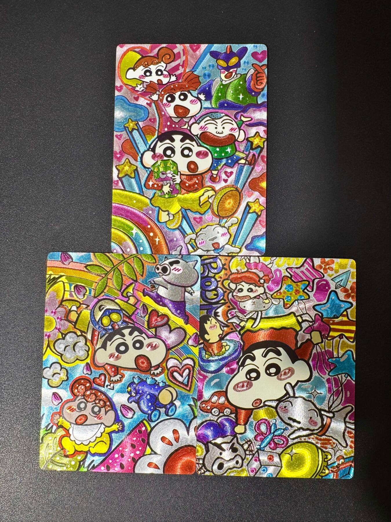 NO.30 好又多金牌大场，每周一站式配齐，方便凑单！（周6晚9点截拍，卖家送拍0抽成！） 奇点卡牌 蜡笔小新第三弹3张全 粗闪