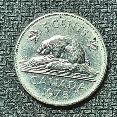 逸泉钱币2026第十九场世界钱币纪念币B2310-2754 2343加拿大1978年5分