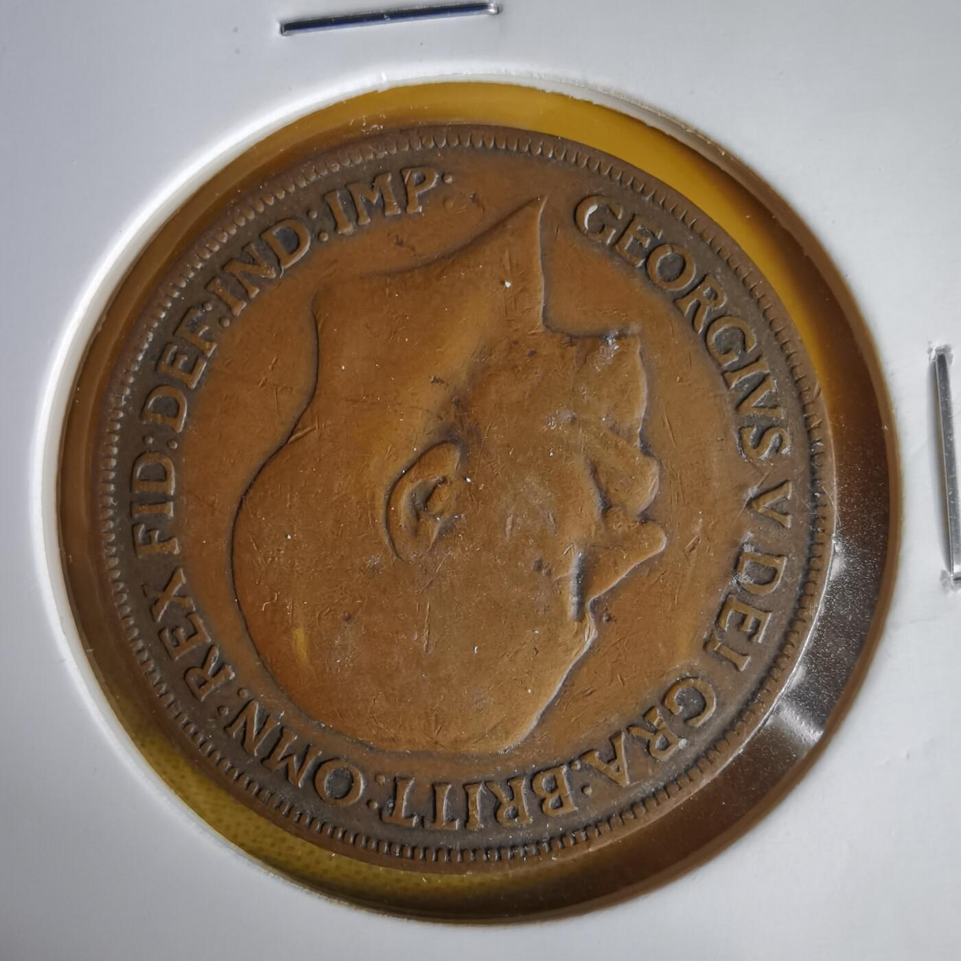 沼泽如烟--第1059场 英国1920年1便士