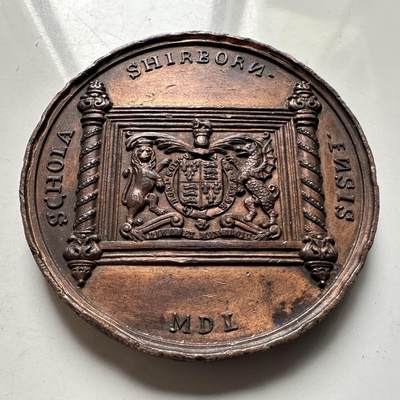 🌹外币初藏🌹🐯2026年第43场   每周二四六晚8️⃣点  世界硬币 - 英国 谢伯恩学校  体育竞赛铜质奖章 50.8毫米59克