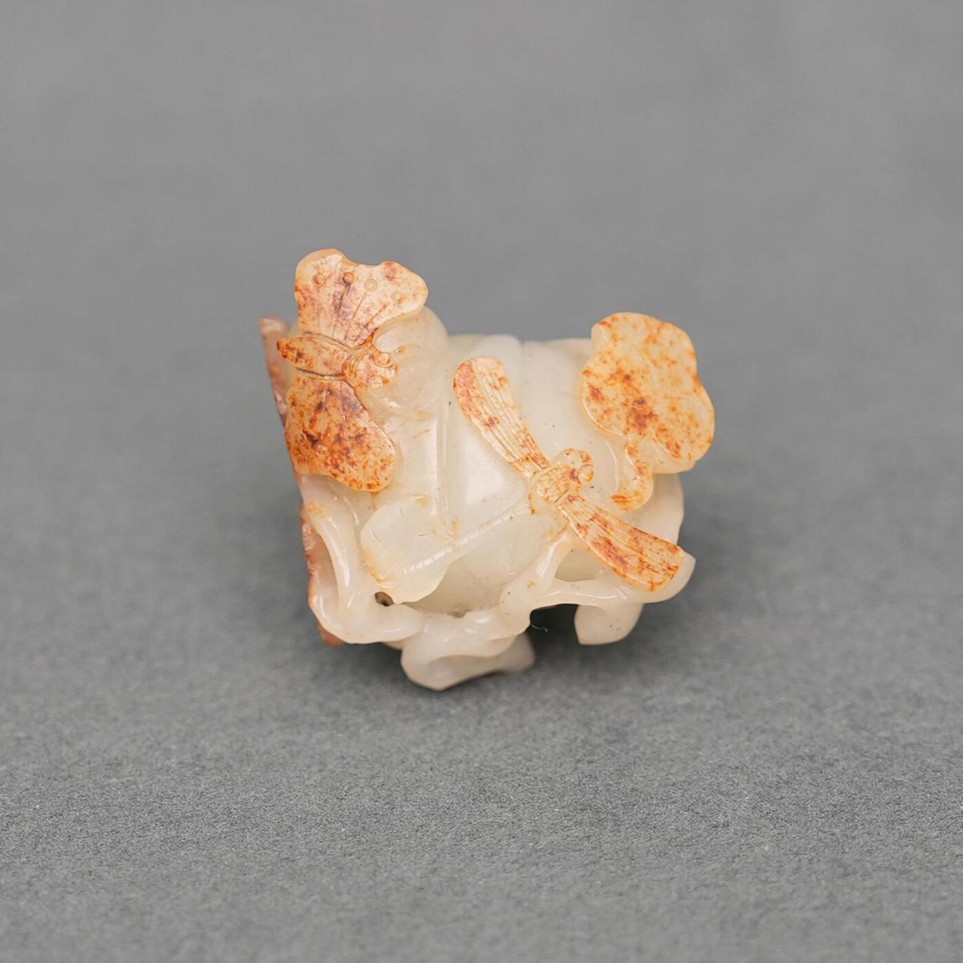 碧月说宝.韫玉流光-南京文物公司明清玉器专场（一） 带皮瓜果件