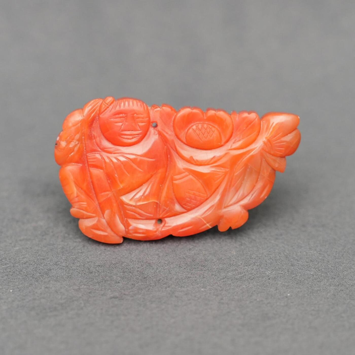 碧月说宝.韫玉流光-南京文物公司明清玉器专场（一） 玛瑙人物件