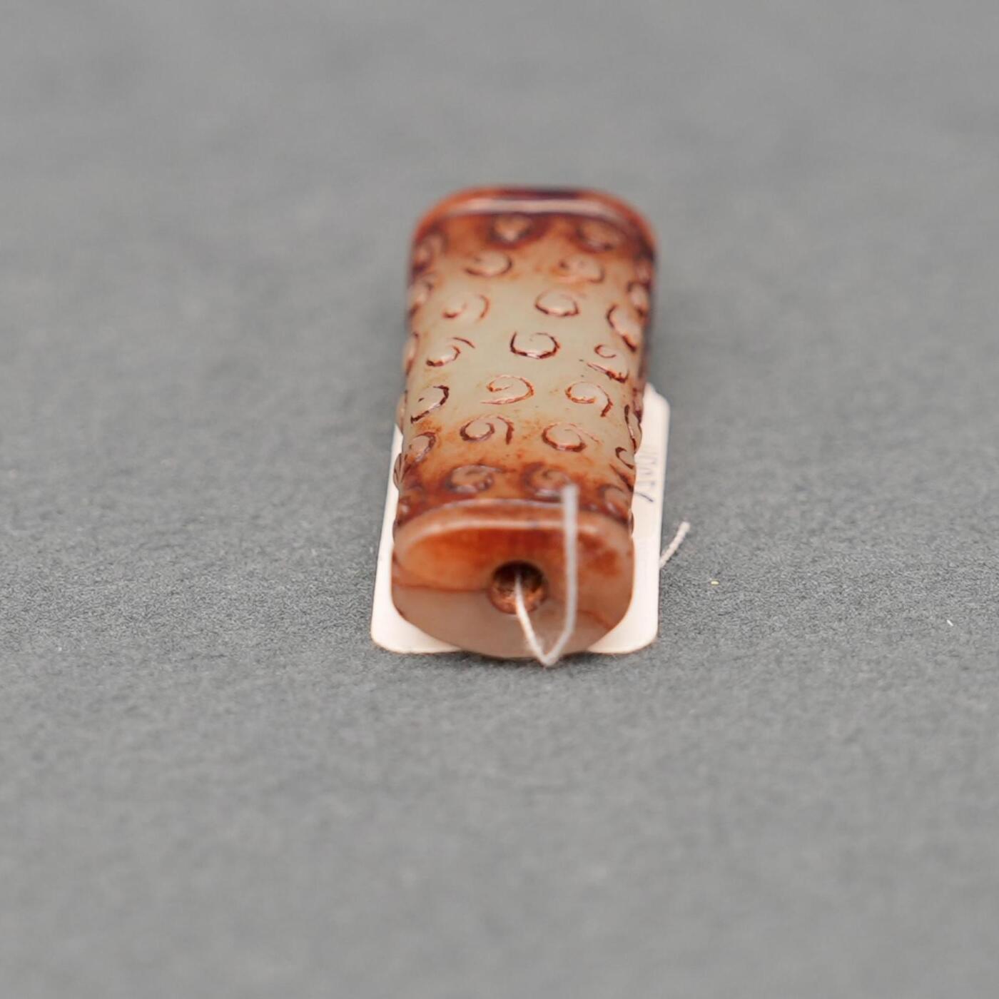  碧月说宝.韫玉流光-南京文物公司明清玉器专场（二） 玉谷纹勒子