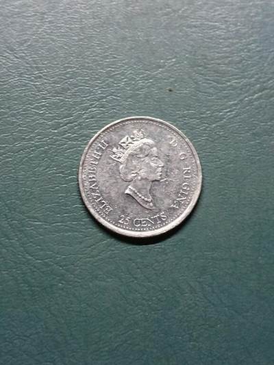 松南世界钱币——260415 加拿大25分纪念币镍币