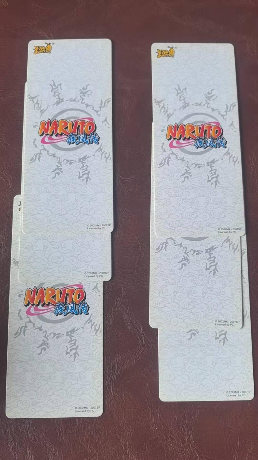 龙虎卡牌-八三场（满200元包邮，无佣金，每周六结拍，欢迎送拍） 卡游火影忍者 书签 6张