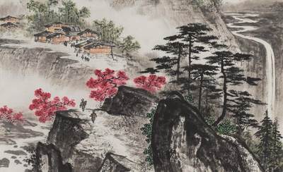 碧月说宝.近现代书画专场（九） 陶一清 云峰春早