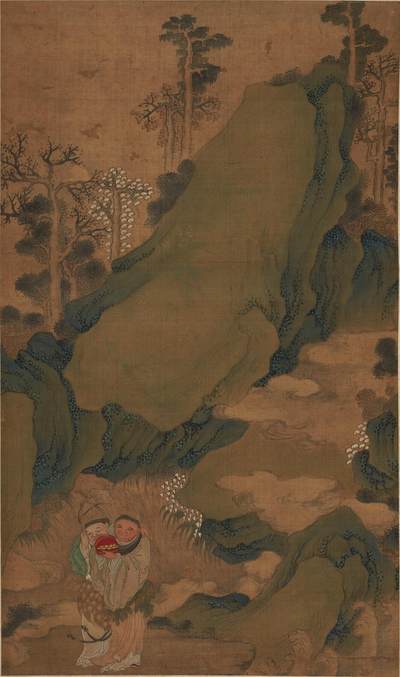 碧月说宝.近现代书画专场（九） 佚名 和合二仙