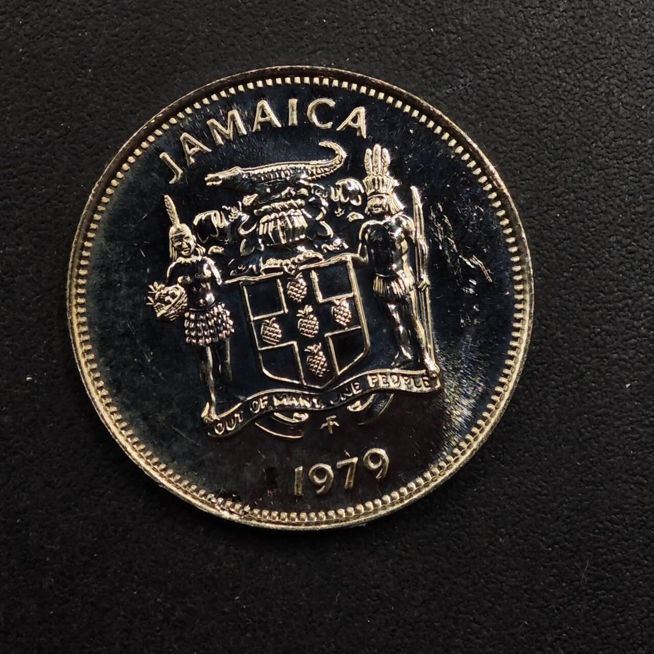 【淘币小摊】实时拍第八百九十二拍   散币场    每周一统一发货 牙买加1979年5分镍币