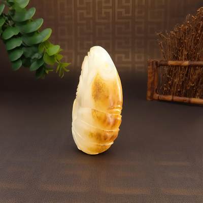 碧月说宝.君子怀瑾·当代和田玉清风专场(九) 冯权老师作品虎皮籽料多子多福把件