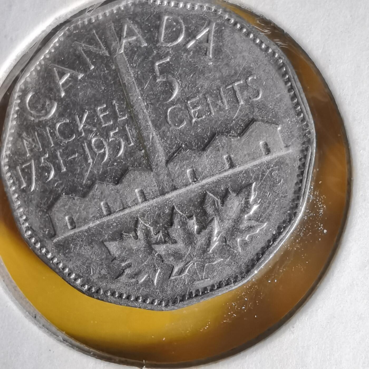 沼泽如烟--第1059场 加拿大1951年五分