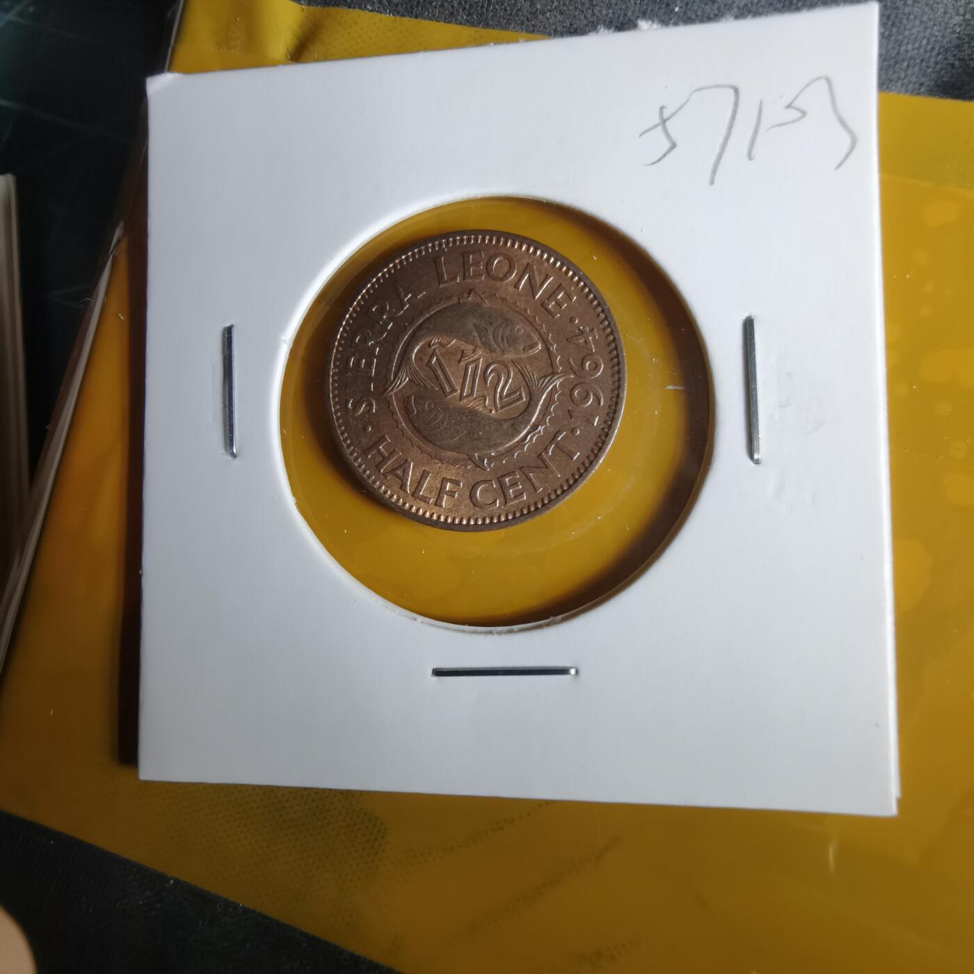 沼泽如烟--第1057场 塞拉利昂1964年半分