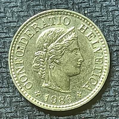 逸泉钱币2026第十九场世界钱币纪念币B2310-2754 2391瑞士1986年5分