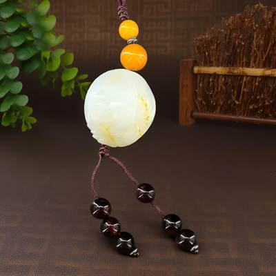 碧月说宝.君子怀瑾·当代和田玉清风专场(九) 吴德升老师作品白玉籽料寿仙翁一套