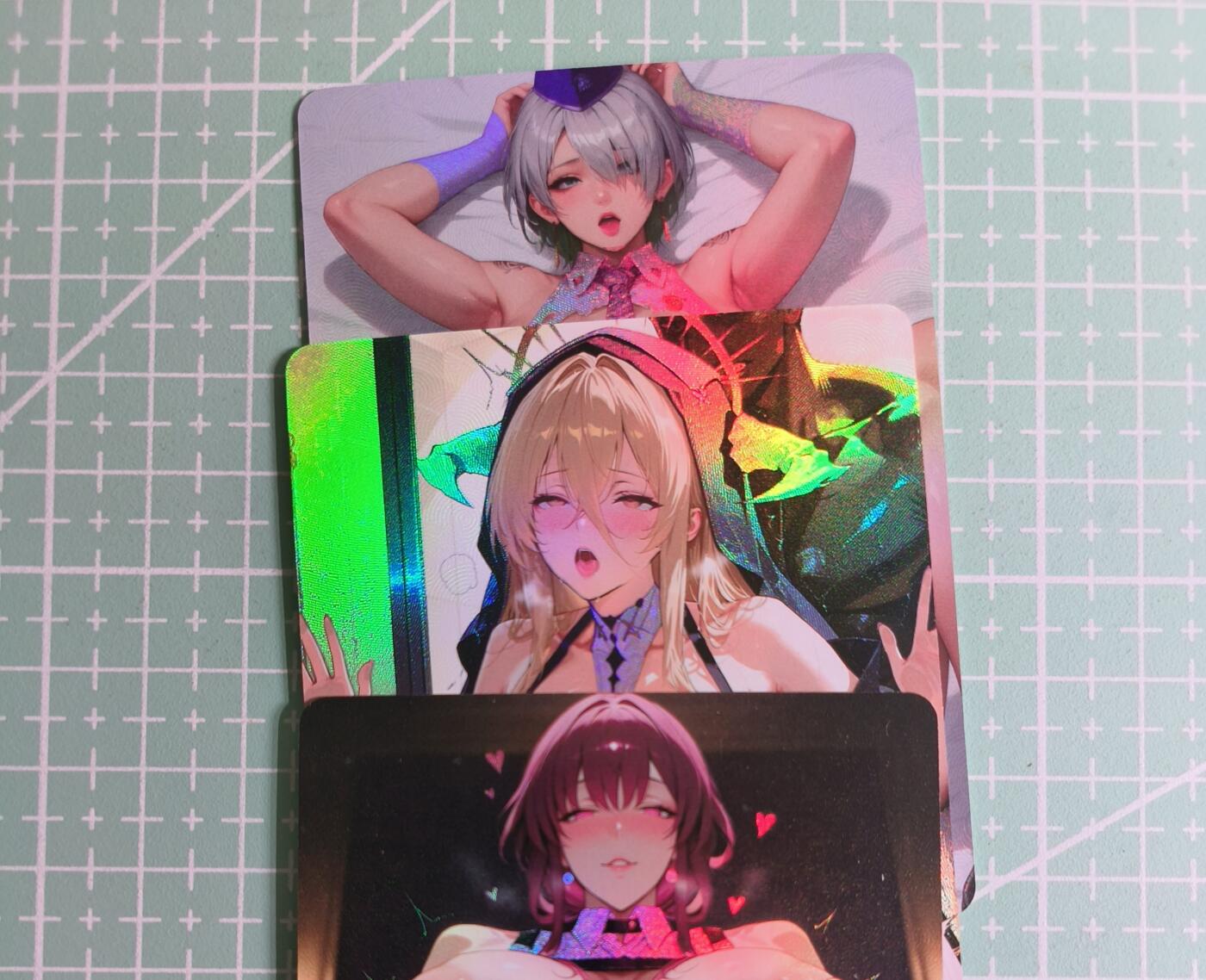 C先生卡牌 第27期 持续收拍品中…零手续费代拍 【彩闪】墨卡文化《大雷芳华》3张 艺术卡