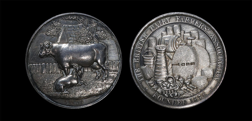 南京三省2026年春季拍卖会 世界币章&现代币 1876年英国奶农协会创立纪念章