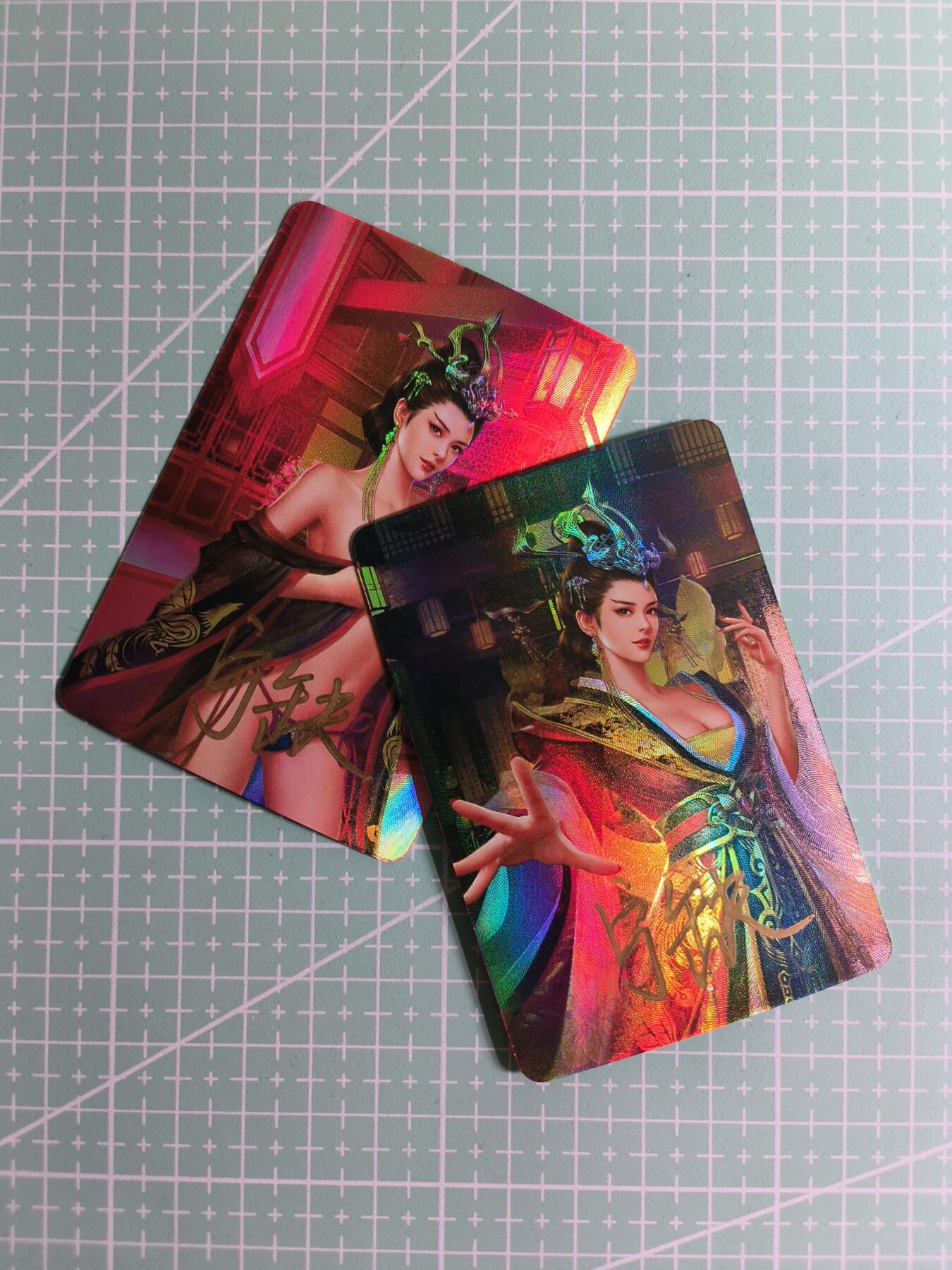 C先生卡牌 第27期 持续收拍品中…零手续费代拍 【亲签彩闪】宁缺卡牌《武则天》武曌  双服饰