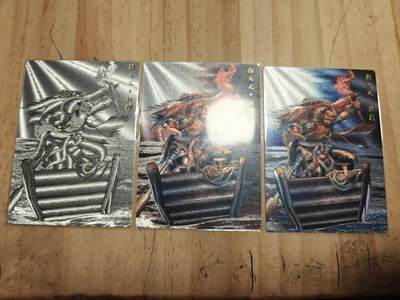 寸草不生 马年拍卖第三期 GOGOGO   张建东水浒 第二弹  原色 水墨 线稿 粗闪 一组 船火儿 张横