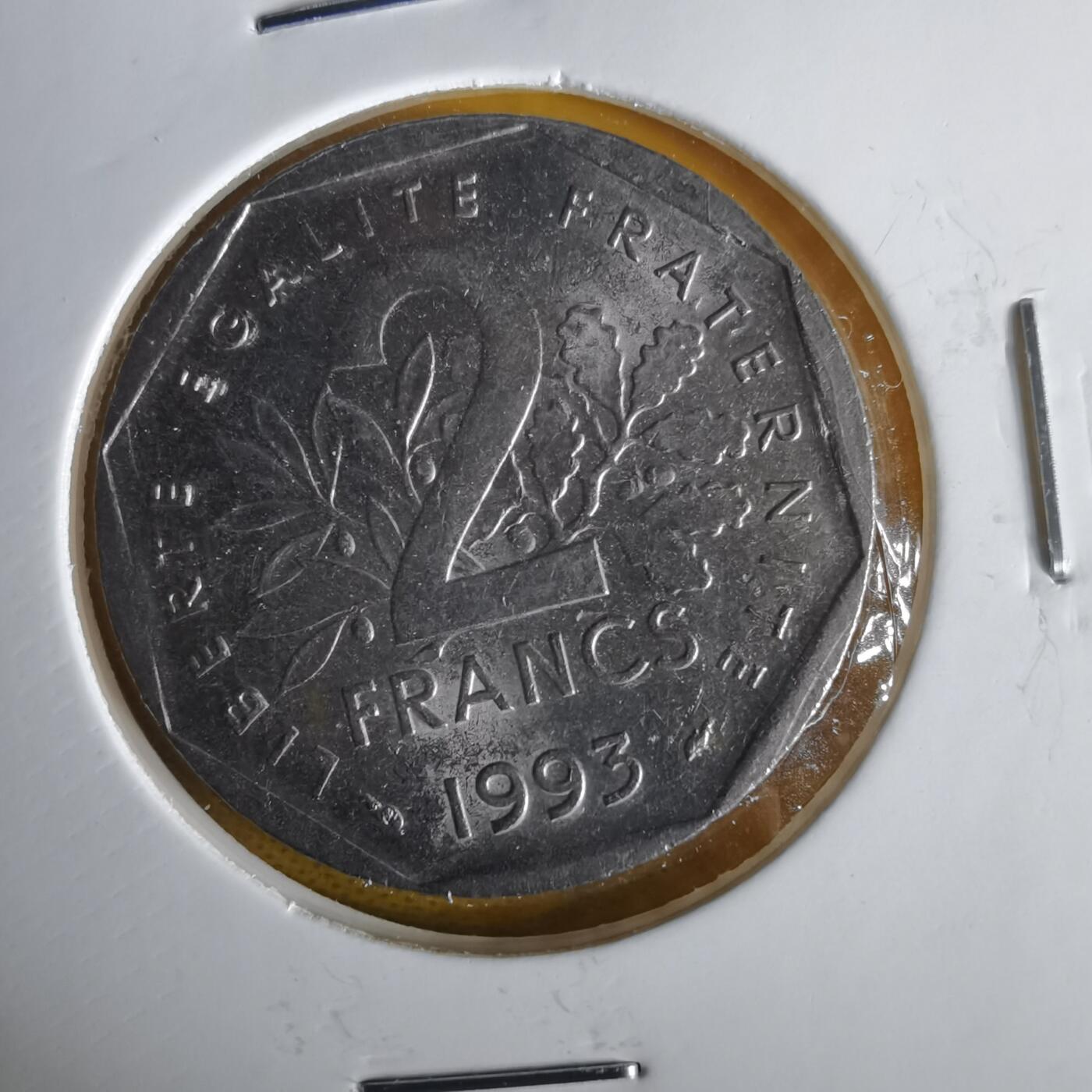 沼泽如烟--第1059场 法国1993年2法郎