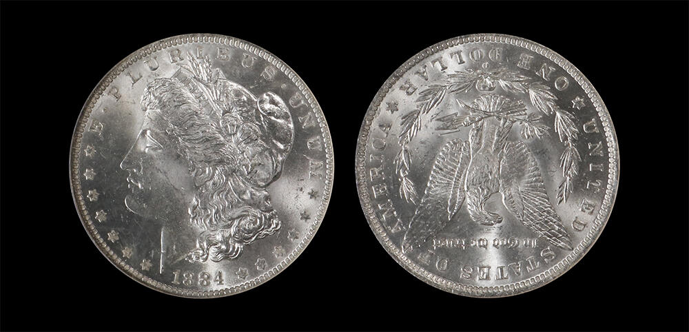 南京三省2026年春季拍卖会 世界币章&现代币 1884年美国摩根银元