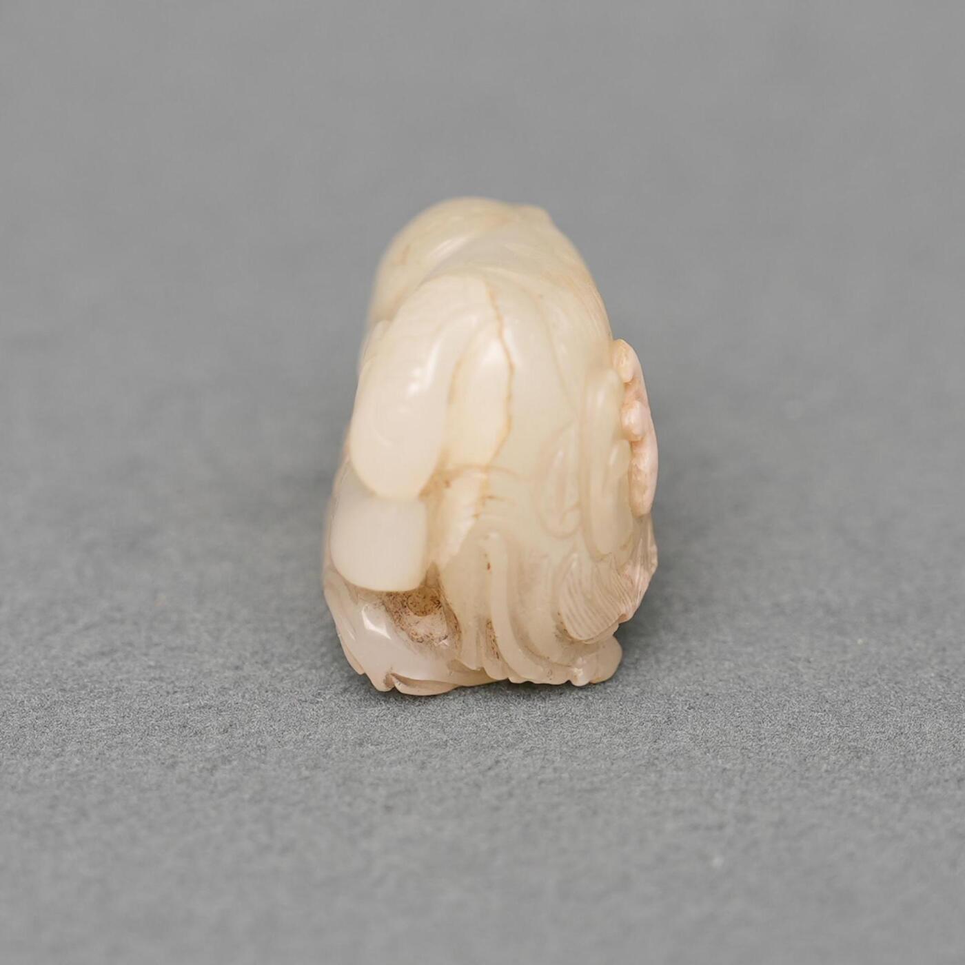 碧月说宝.韫玉流光-南京文物公司明清玉器专场（一） 玉麒麟吐书坠