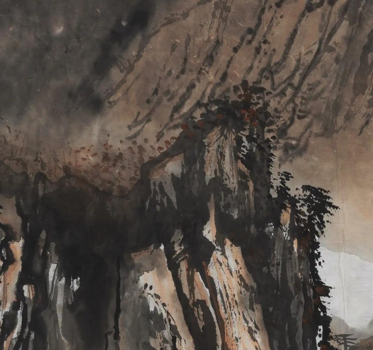 碧月说宝.当代书画专场一 侯德昌 峡江放舟图