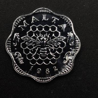 【淘币小摊】实时拍第八百九十二拍   散币场    每周一统一发货 - 马耳他1982年货币十进制十周年3米尔精制铝币