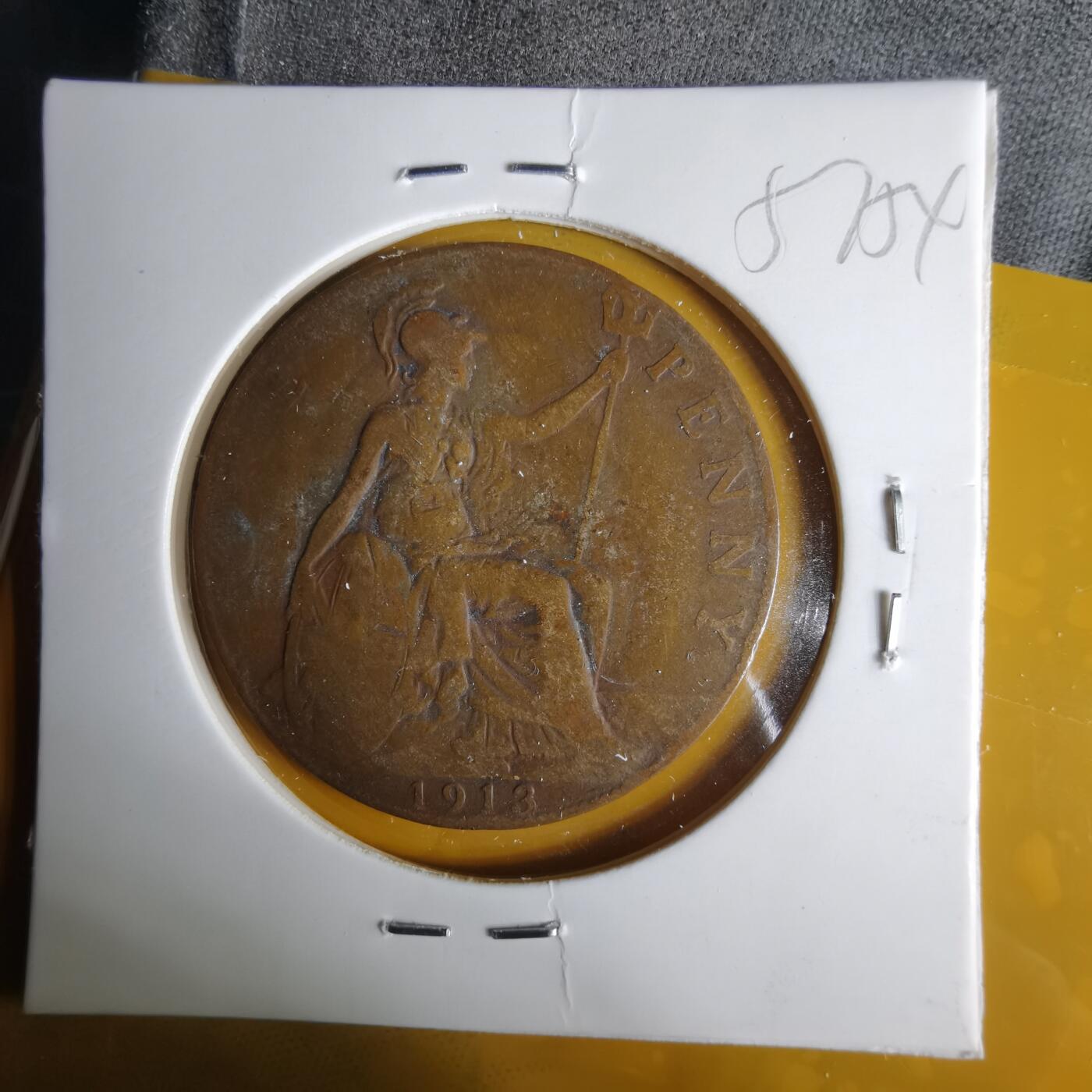 沼泽如烟--第1057场 英国1913年1便士