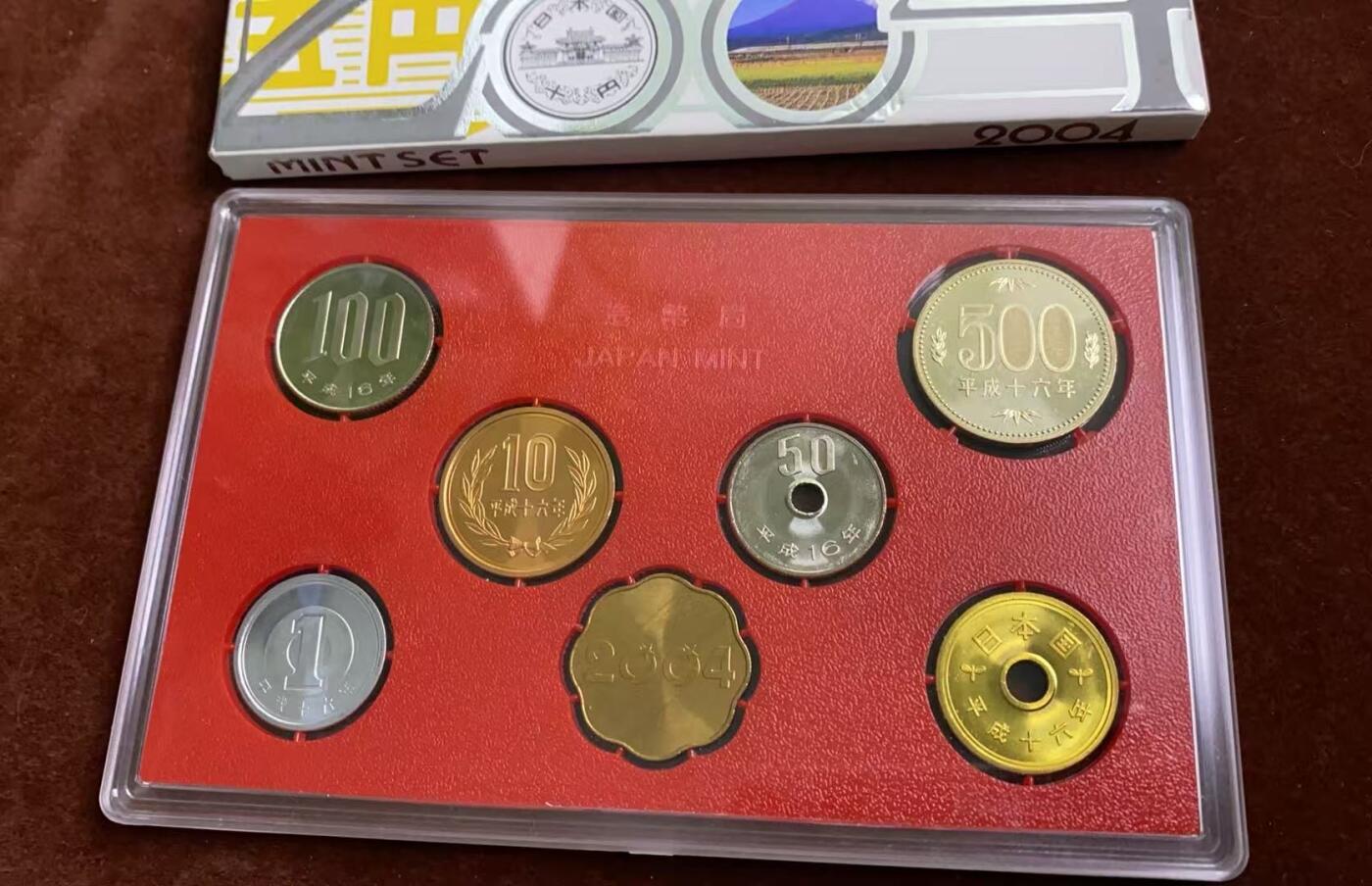 日日生财—方圆世界（全场包邮）第四场 日本2004（平成十六年） 职业棒球间生70年纪念套币