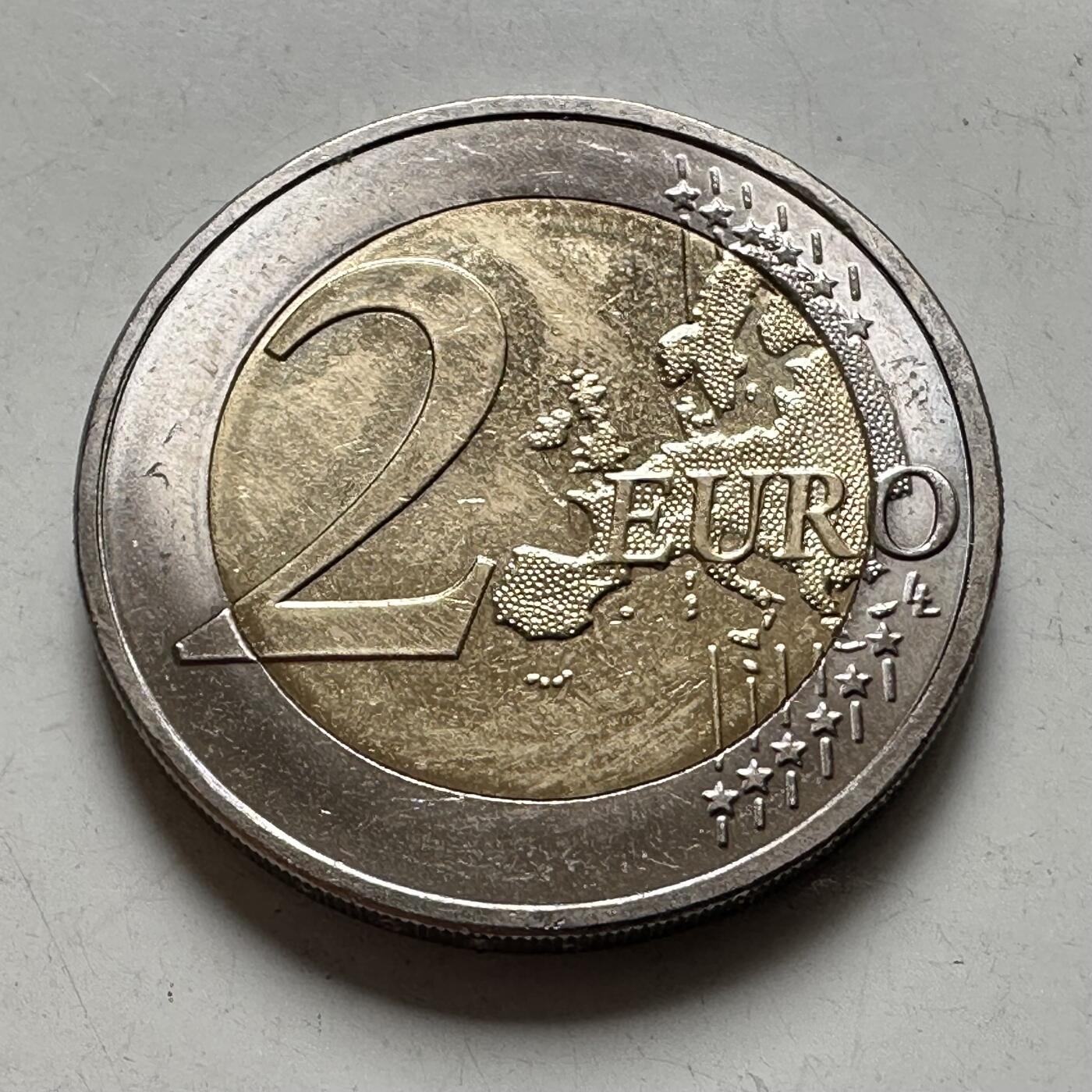 🌹外币初藏🌹🐯2026年第43场   每周二四六晚8️⃣点  世界硬币 德国 1999年 欧洲货币联盟10周年 2欧元纪念币