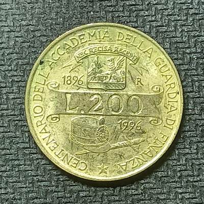 逸泉钱币2026第十九场世界钱币纪念币B2310-2754 2371意大利1996年200里拉