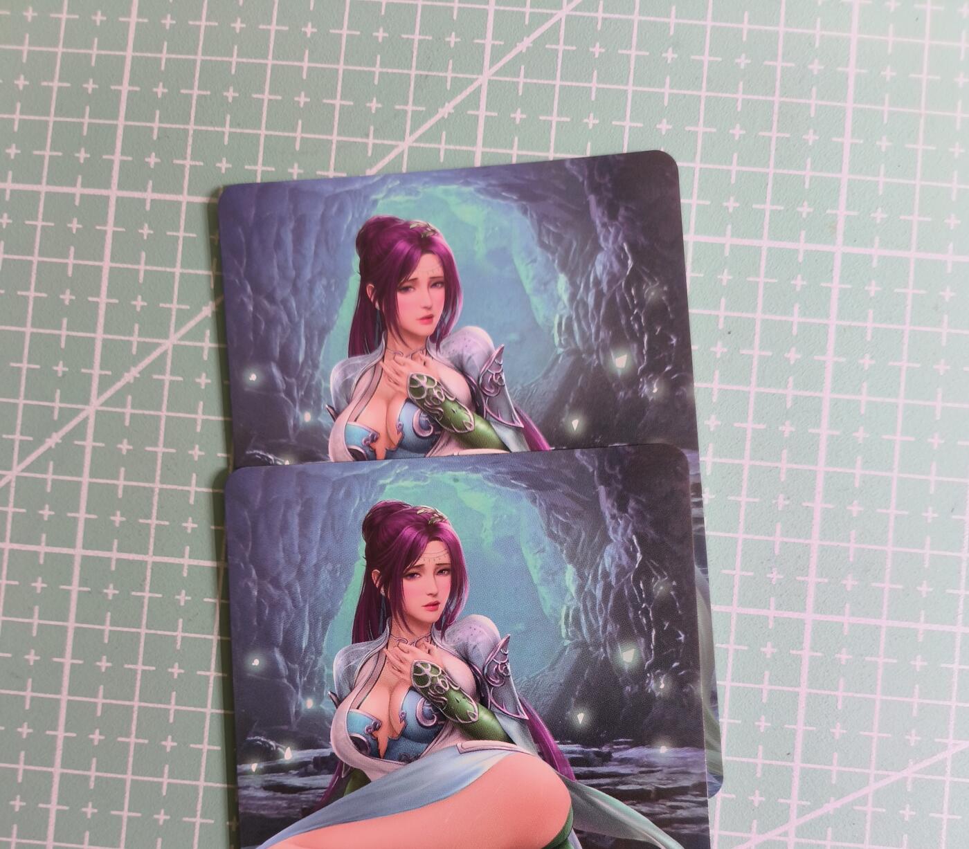 C先生卡牌 第27期 持续收拍品中…零手续费代拍 【彩闪】墨卡文化《古风系列》双服饰 艺术